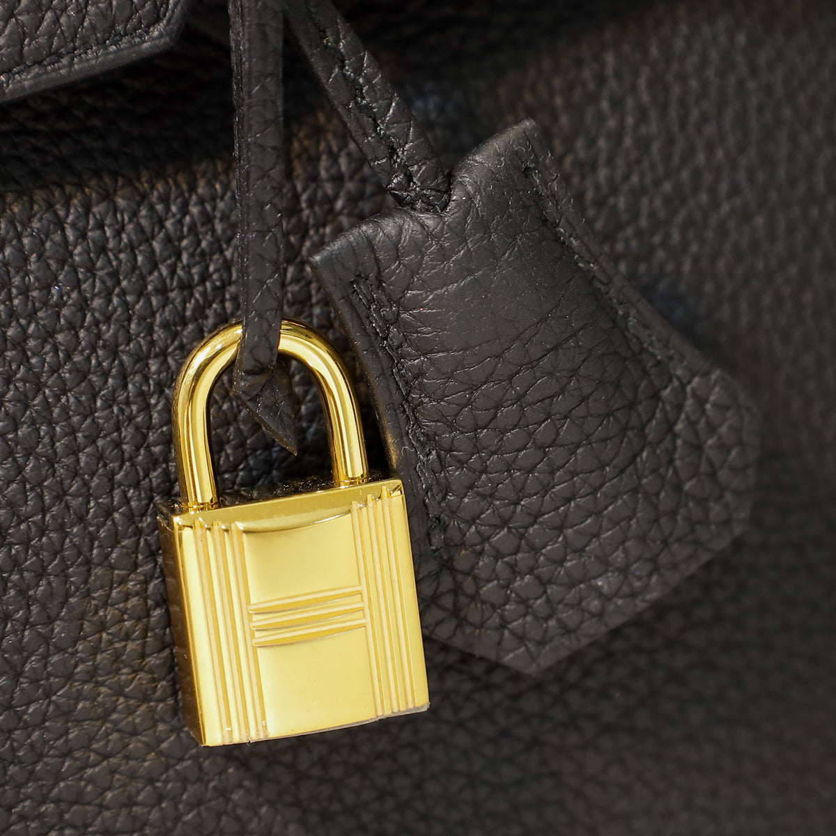 Hermes Noir Retourne Birkin 25 Bag