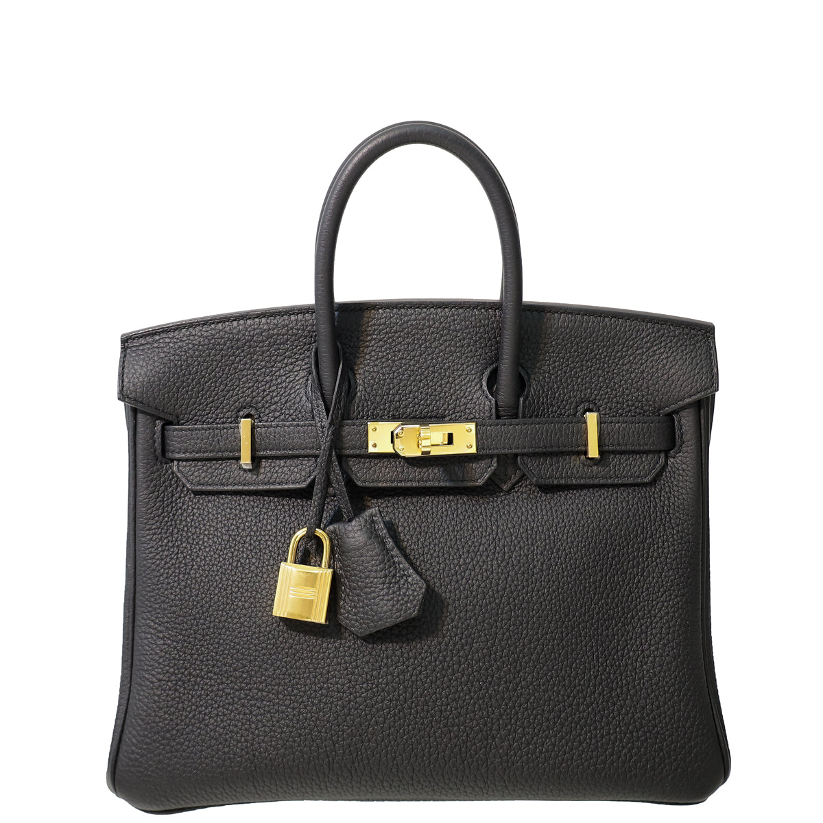 Hermes Noir Retourne Birkin 25 Bag