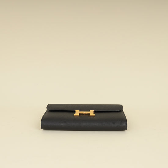 Hermes Noir Constance To Go Wallet-Hermes-THE CLOSET