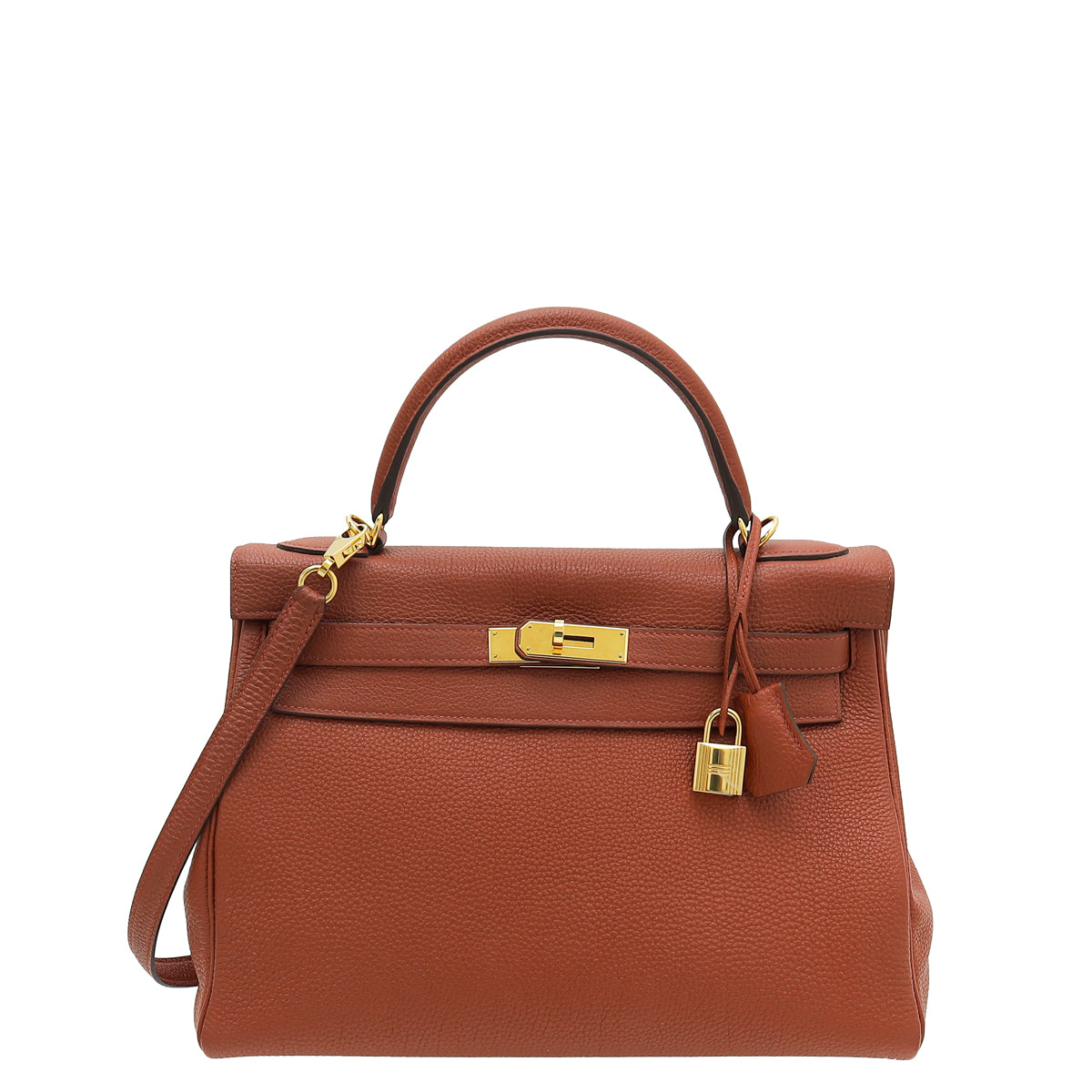 Hermes Brique Kelly 32 Bag-Hermes-THE CLOSET