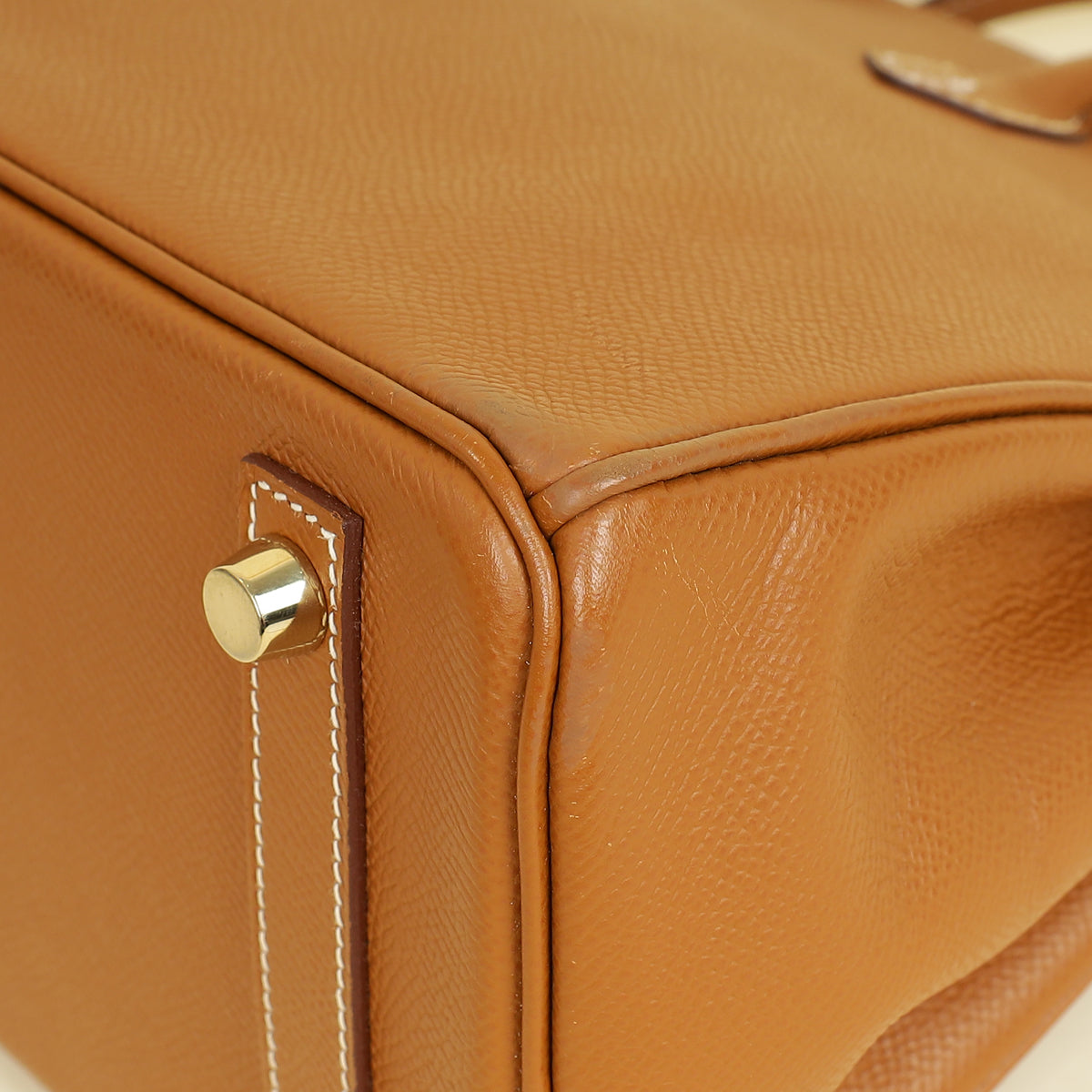 Hermes Gold Retourne Birkin 25 Bag