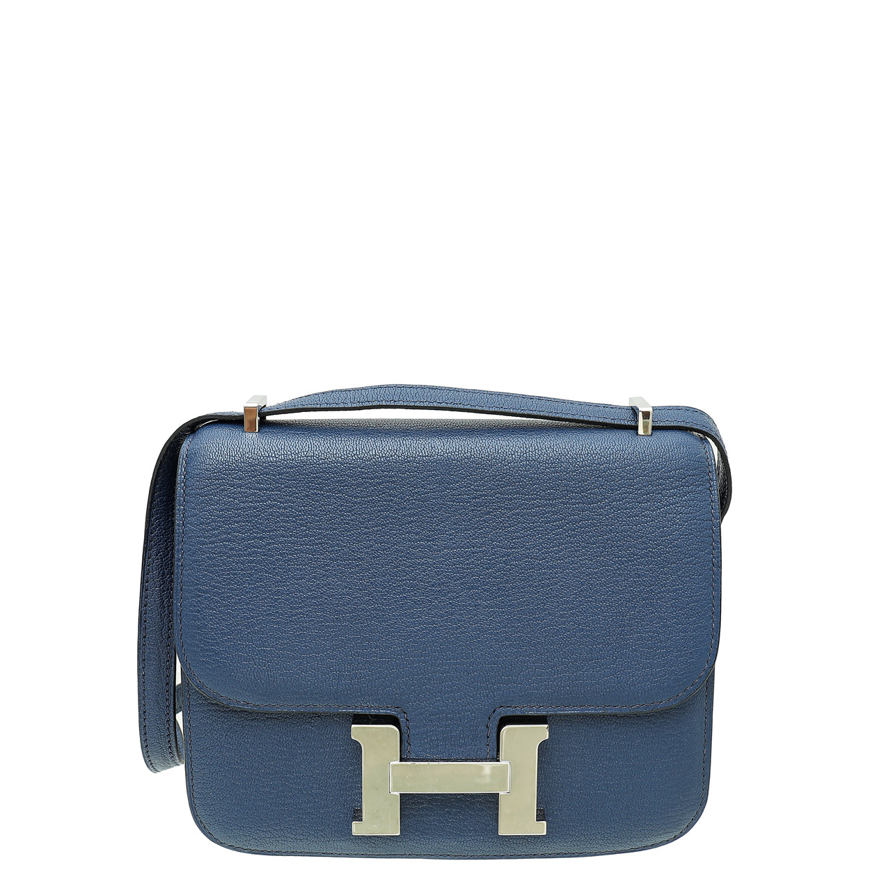 Hermes Bleu Brighton Constance Mini 18 Chevre Mysore Bag-Hermes-THE CLOSET
