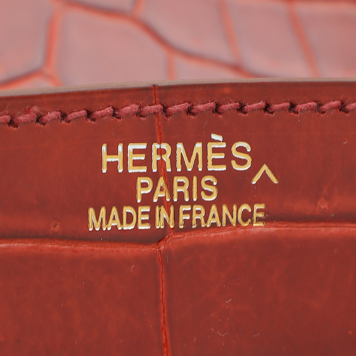 Hermes Miel Shiny Porosus Crocodile Birkin 35 Bag