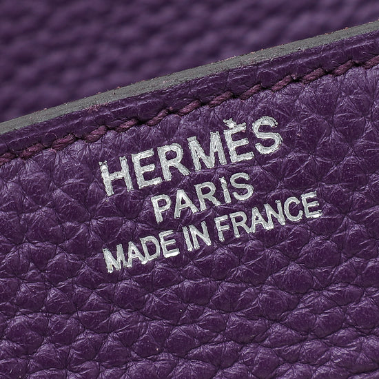 Hermes Anemone Retourne Birkin 35 Bag