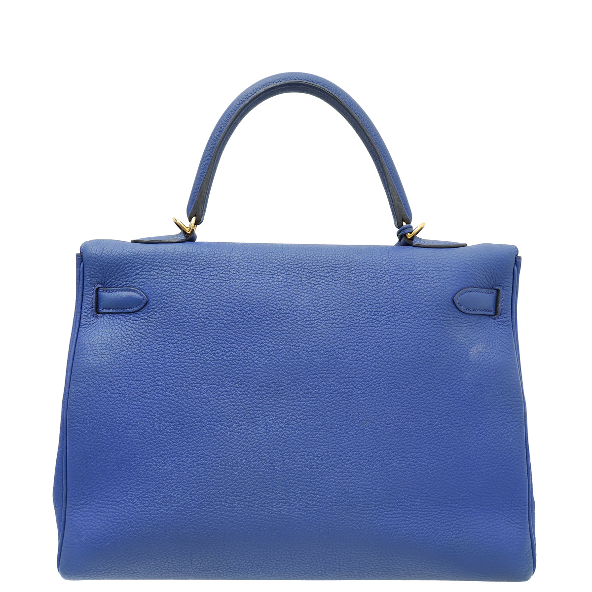 Hermes Electric Blue Kelly 35 Retourne Bag-Hermes-THE CLOSET