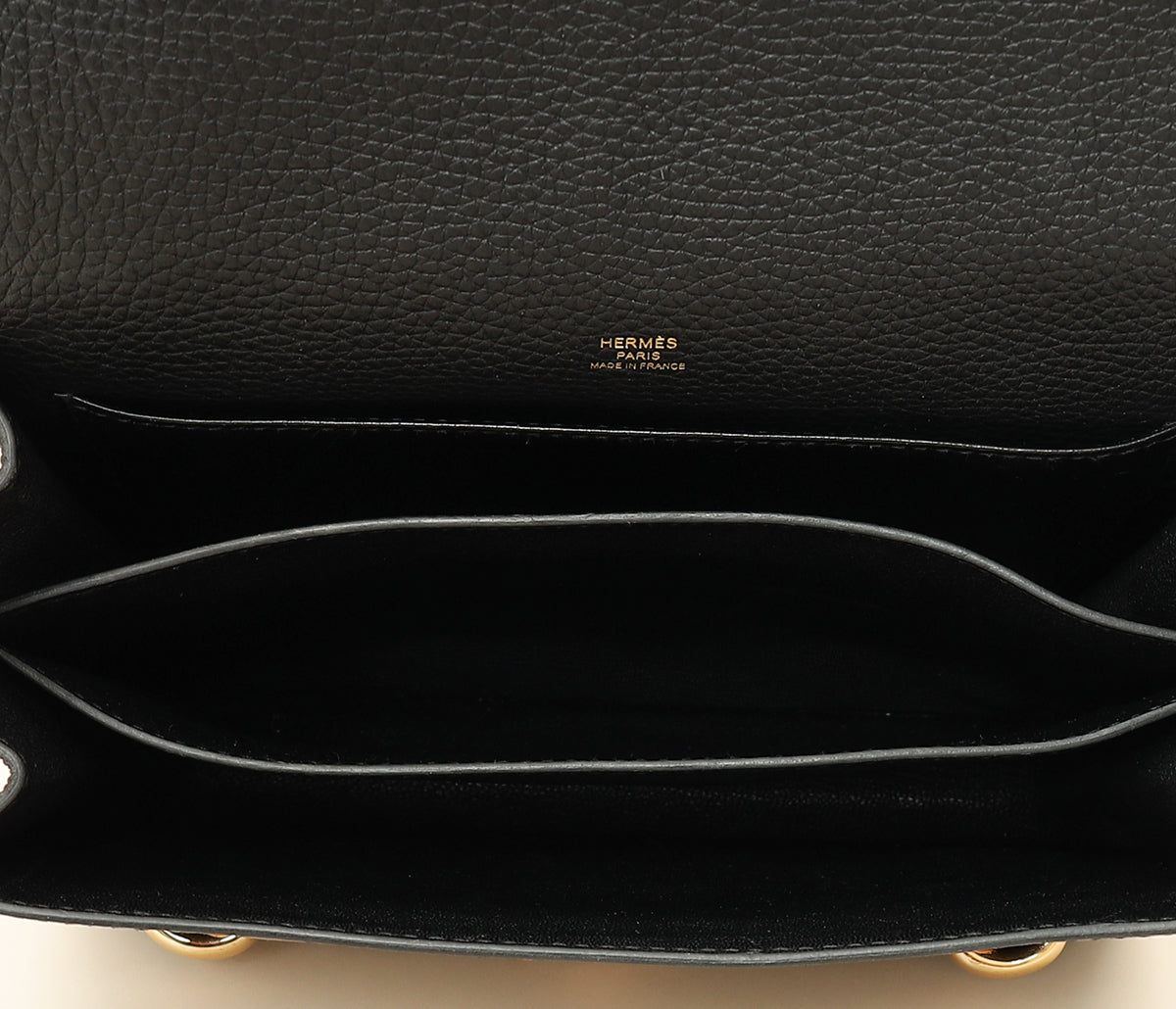 Hermes Noir Roulis 23 Bag-Hermes-THE CLOSET