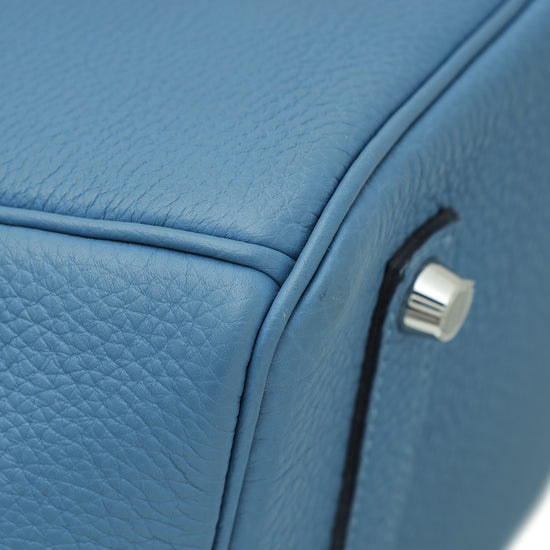 Hermes Bleu Azur Birkin 35 Bag