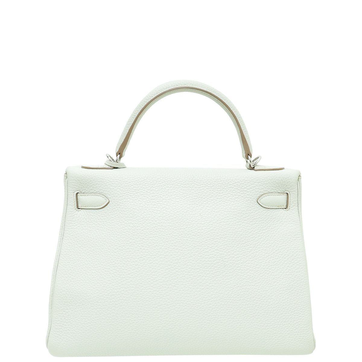 Hermes Gris Perle Retourne Kelly 32 Bag W/ Toile Sangle Strap-Hermes-THE CLOSET