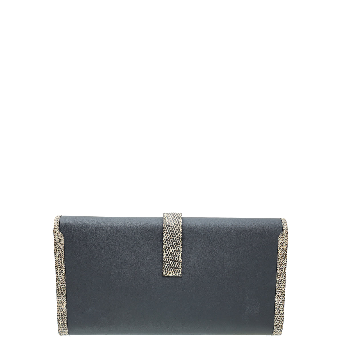 Hermes Bicolor Swift Lizard Jige Elan Touch 29 Clutch-Hermes-THE CLOSET
