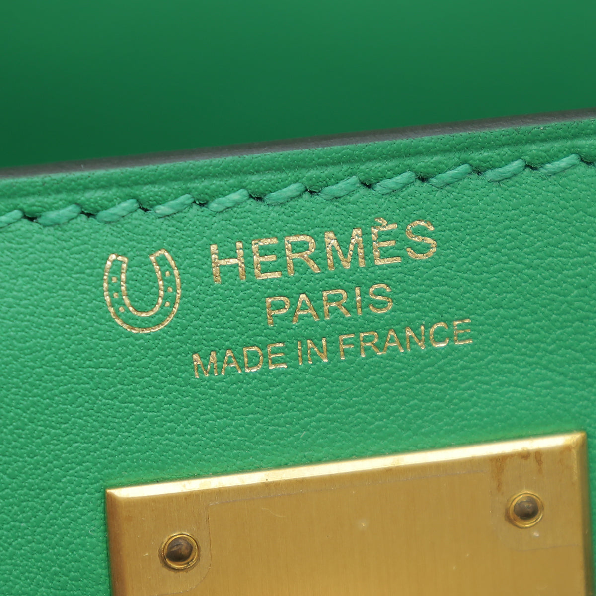 Hermes Bicolor Horseshoe Kelly 28 Bag