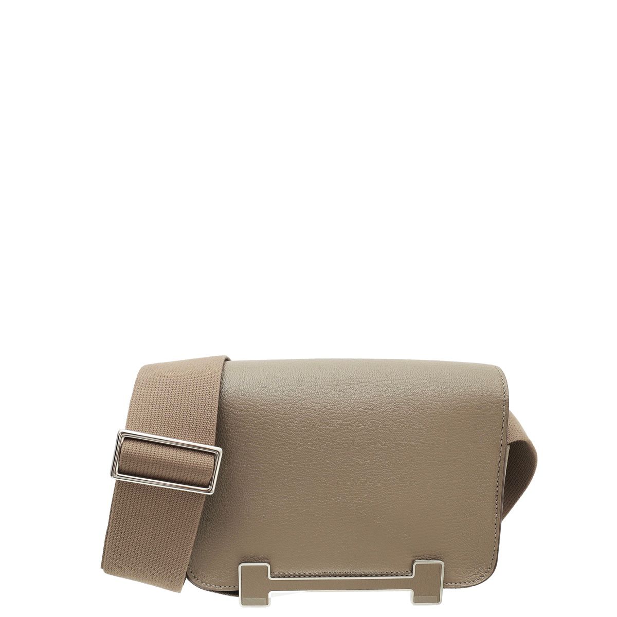 Hermes Etoupe Geta Mysore Goatskin Bag-Hermes-THE CLOSET