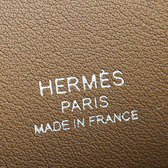 Hermes Etoupe Geta Mysore Goatskin Bag
