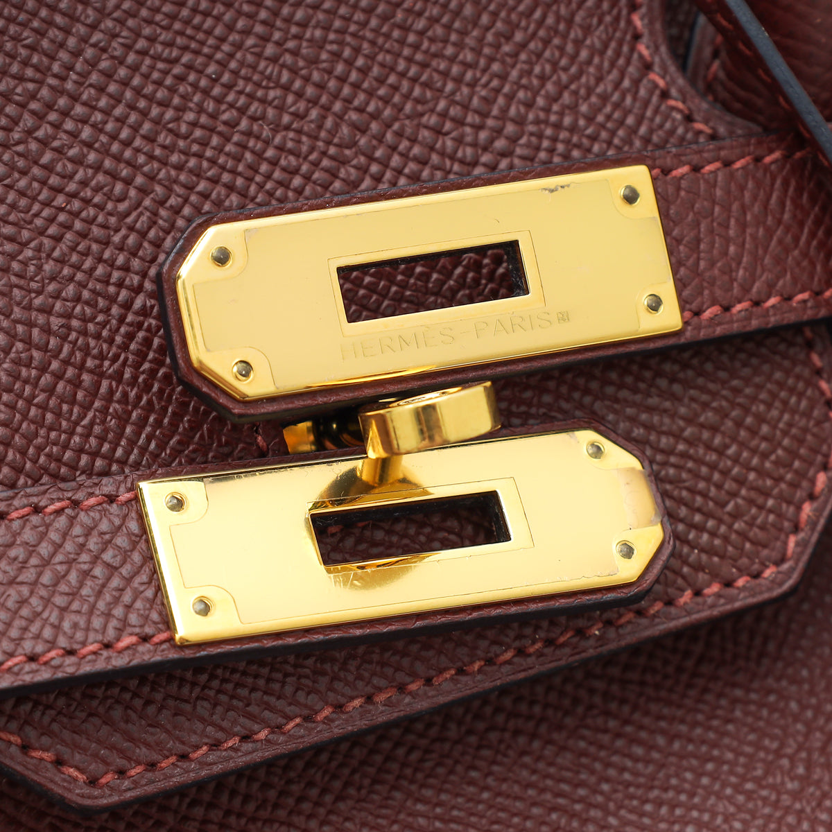 Hermes Rouge H Birkin 30 Bag