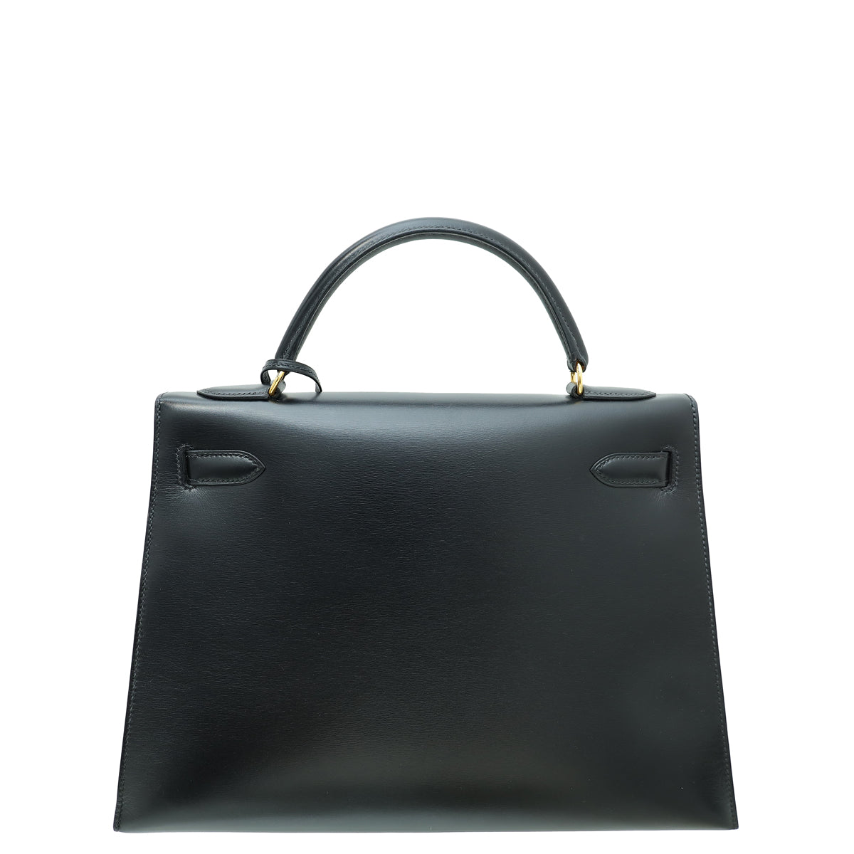 Hermes Noir Sellier Kelly 32 Bag-Hermes-THE CLOSET