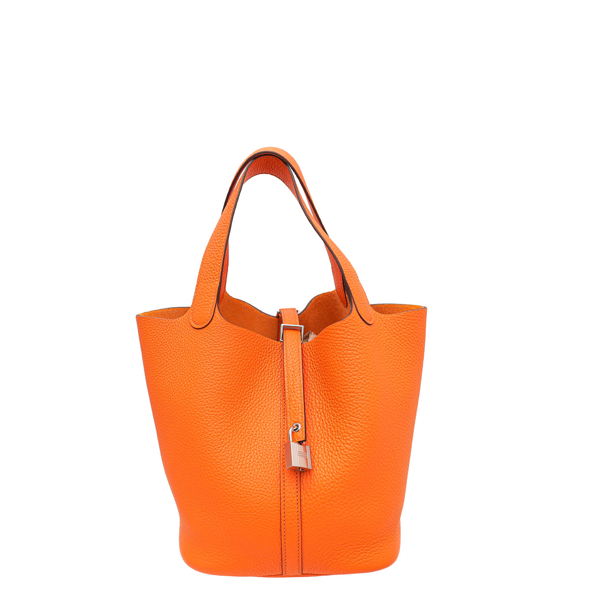 Hermes Classic Orange Shopping Gift Bag – 12.75 X 11 X 4 Inches – Luxury Paper Tote