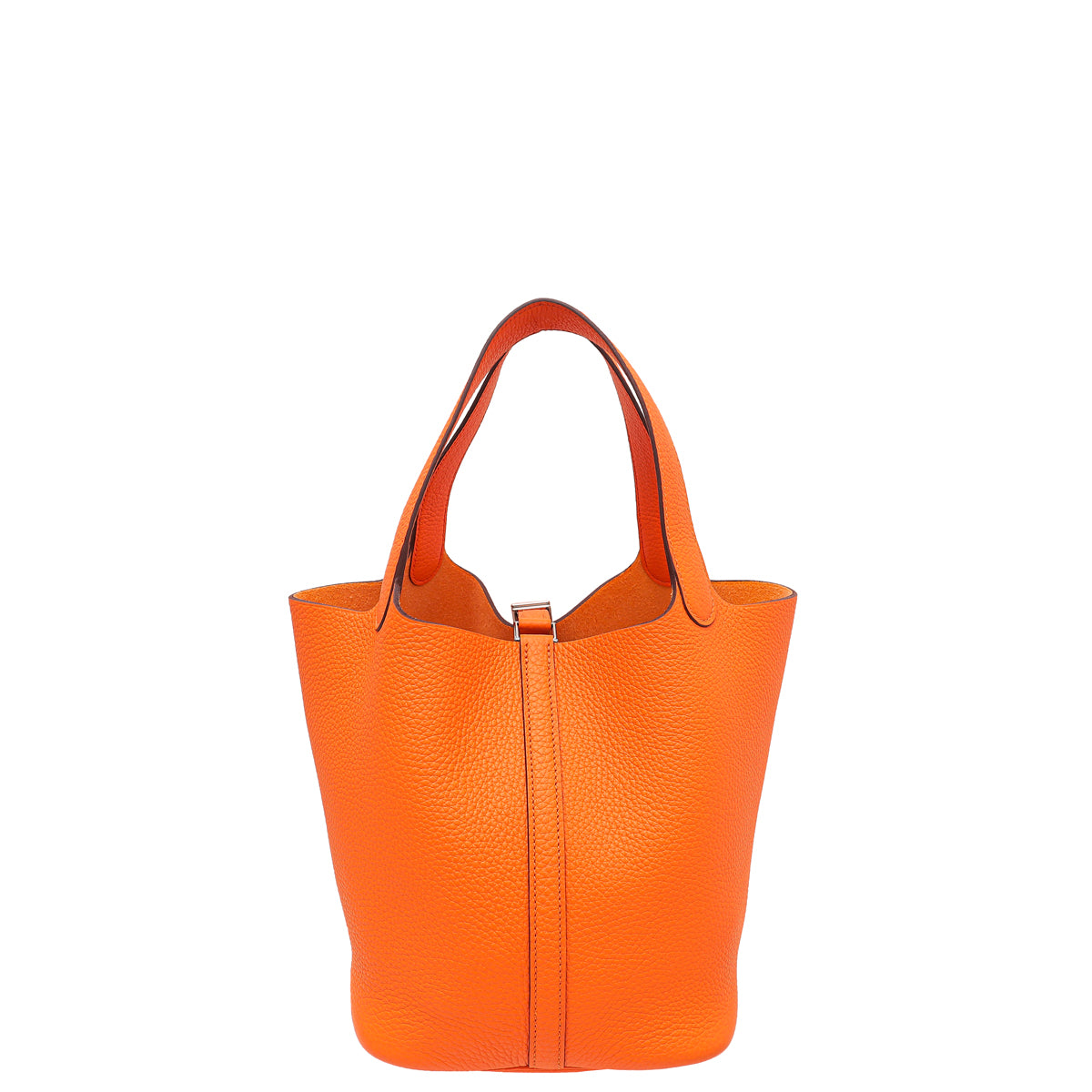 Hermes Orange Minium Picotin Lock 22 Bag-Hermes-THE CLOSET