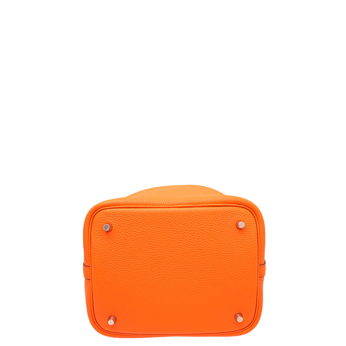 Hermes Orange Minium Picotin Lock 22 Bag