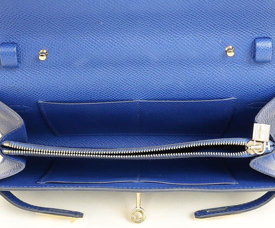 Hermes Bleu Royal Kelly To Go Wallet