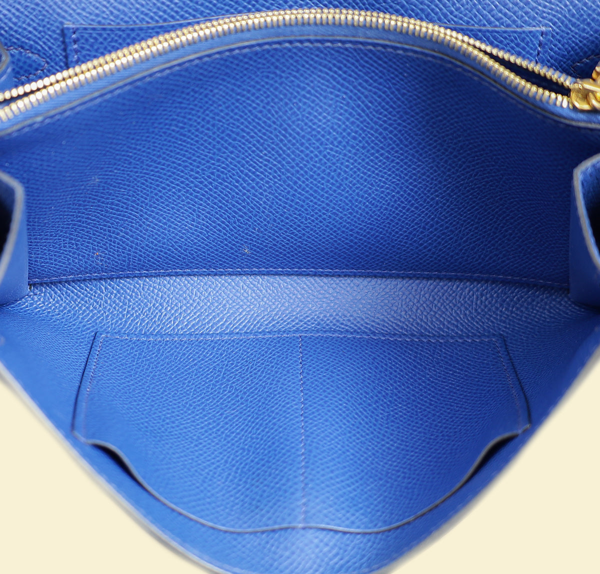 Hermes Bleu Royal Kelly To Go Wallet