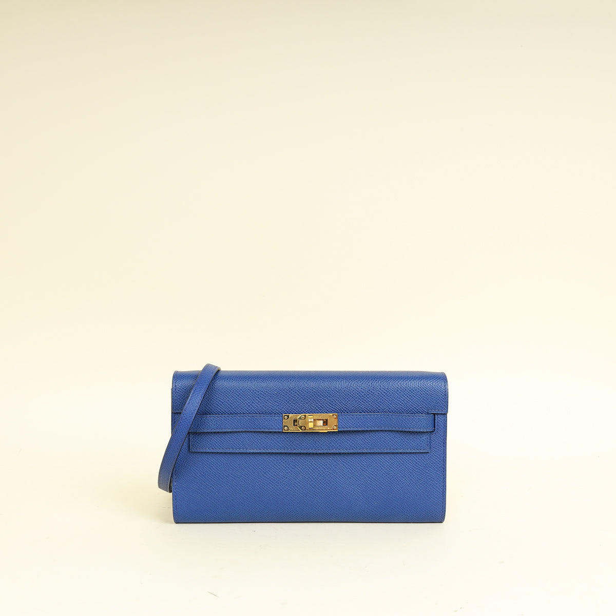 Hermes Bleu Royal Kelly To Go Wallet