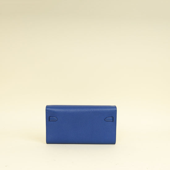 Hermes Bleu Royal Kelly To Go Wallet