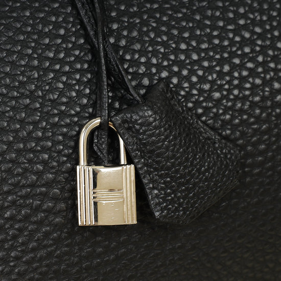 Hermes Noir Retourne Birkin 35 Bag