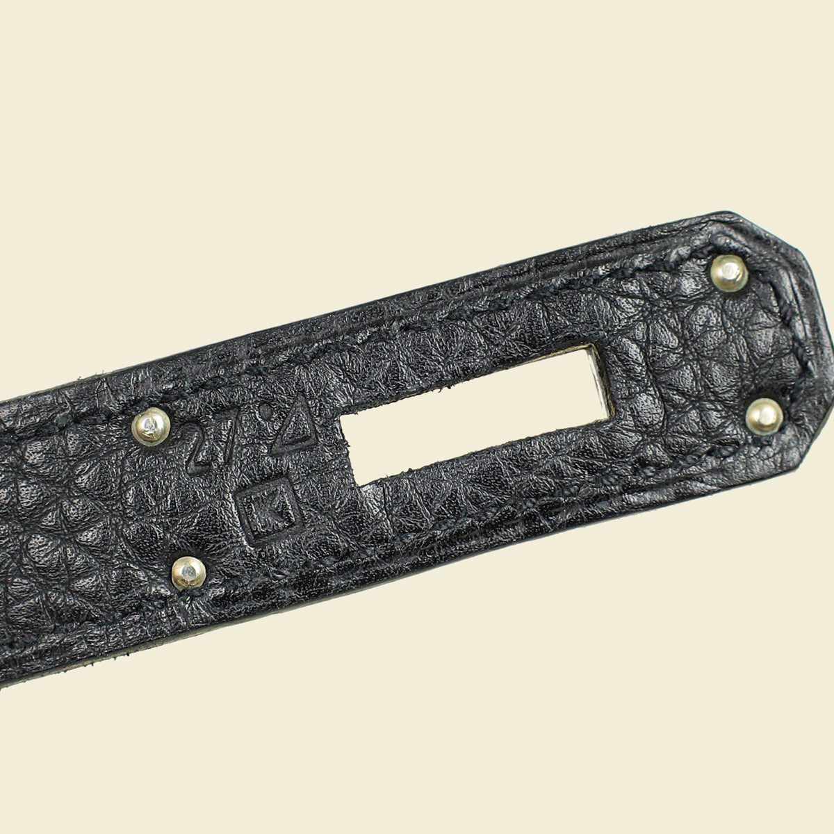 Hermes Noir Retourne Birkin 35 Bag