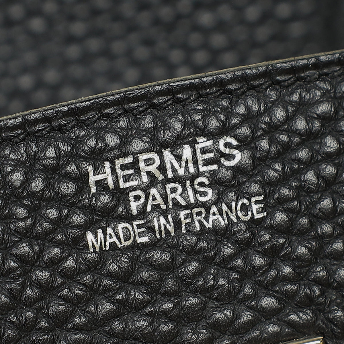 Hermes Noir Retourne Birkin 35 Bag