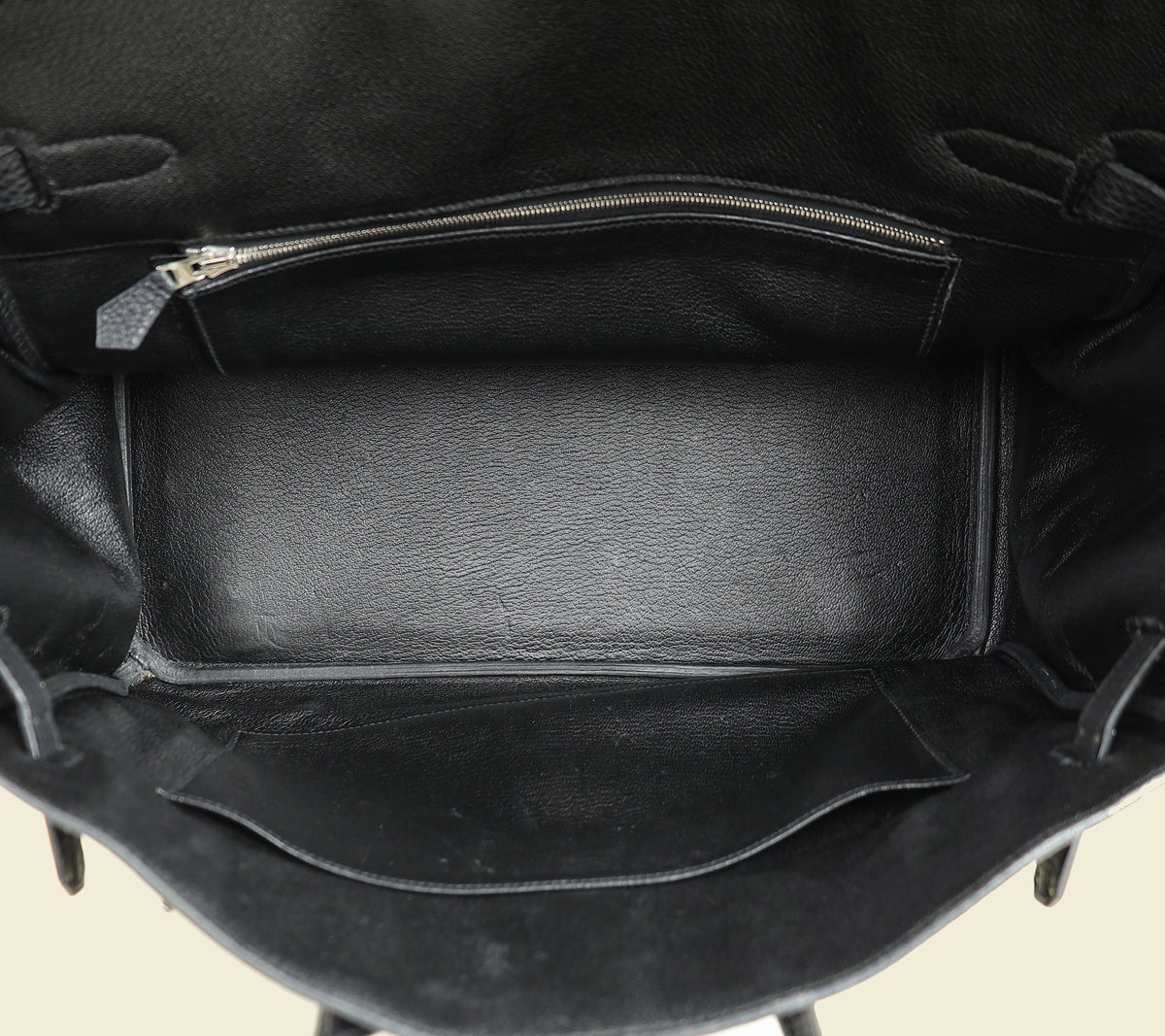 Hermes Noir Retourne Birkin 35 Bag