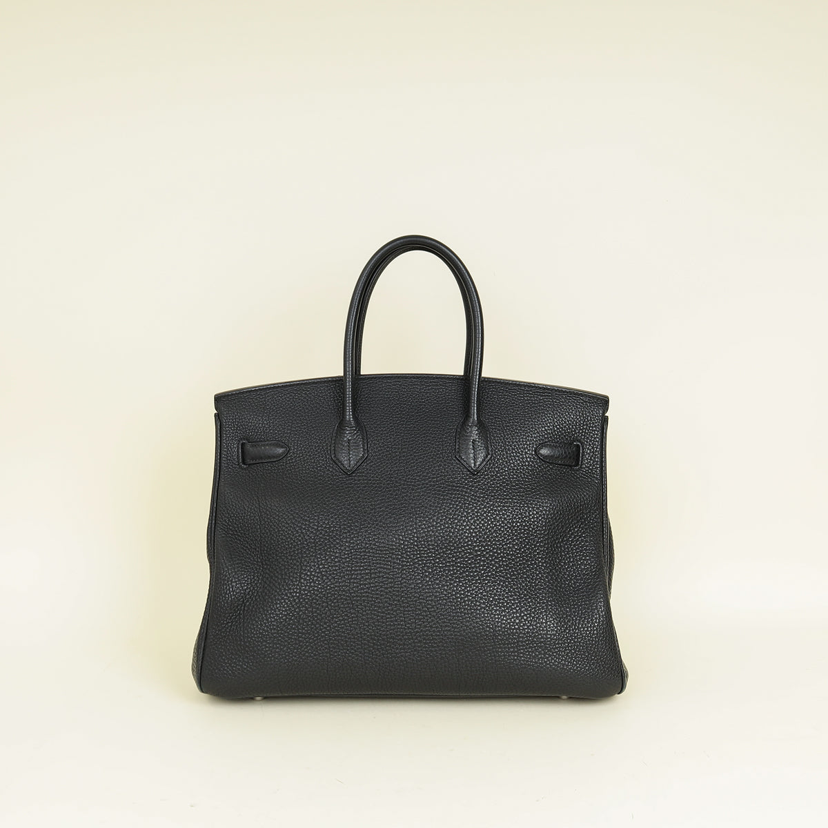 Hermes Noir Retourne Birkin 35 Bag