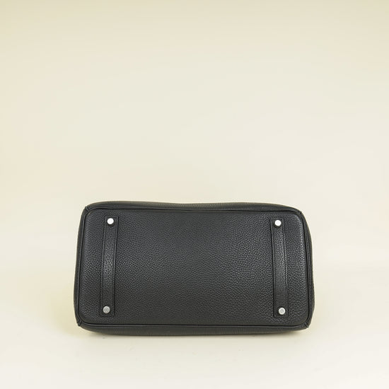 Hermes Noir Retourne Birkin 35 Bag