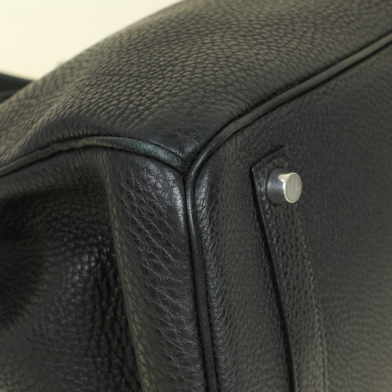 Hermes Noir Retourne Birkin 35 Bag