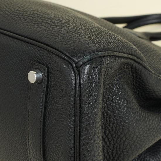 Hermes Noir Retourne Birkin 35 Bag