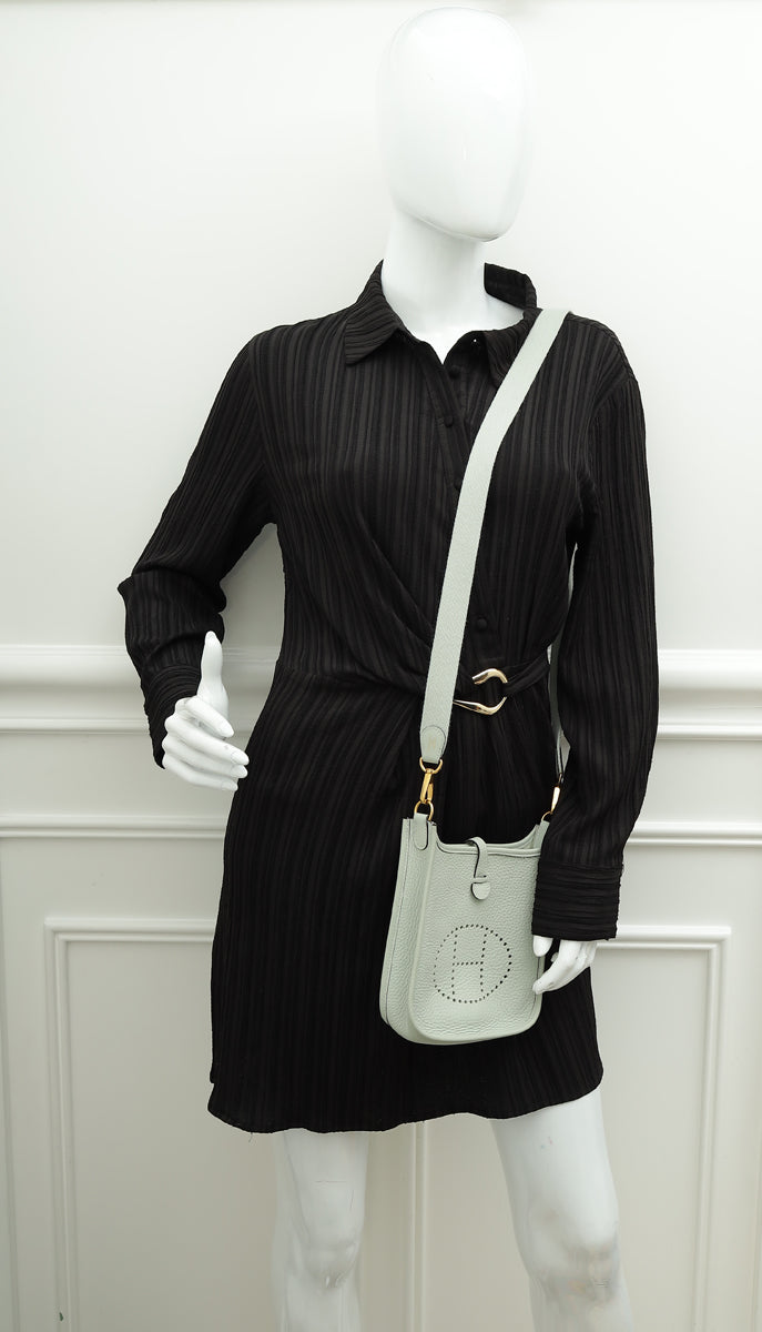 Hermes Gris Neve Evelyne TPM 16 Bag-Hermes-THE CLOSET