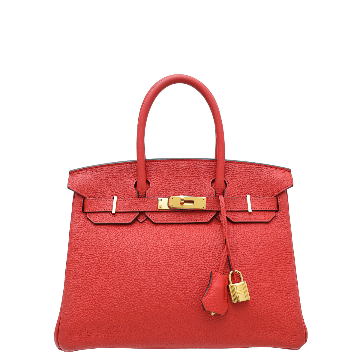 Hermes Rouge Tomate Retourne Birkin 30 Bag-Hermes-THE CLOSET