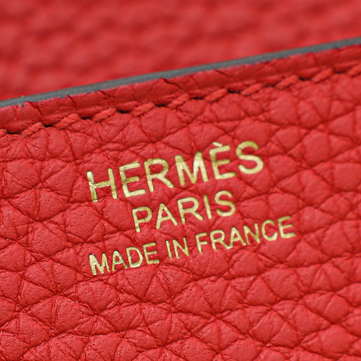 Hermes Rouge Tomate Retourne Birkin 30 Bag