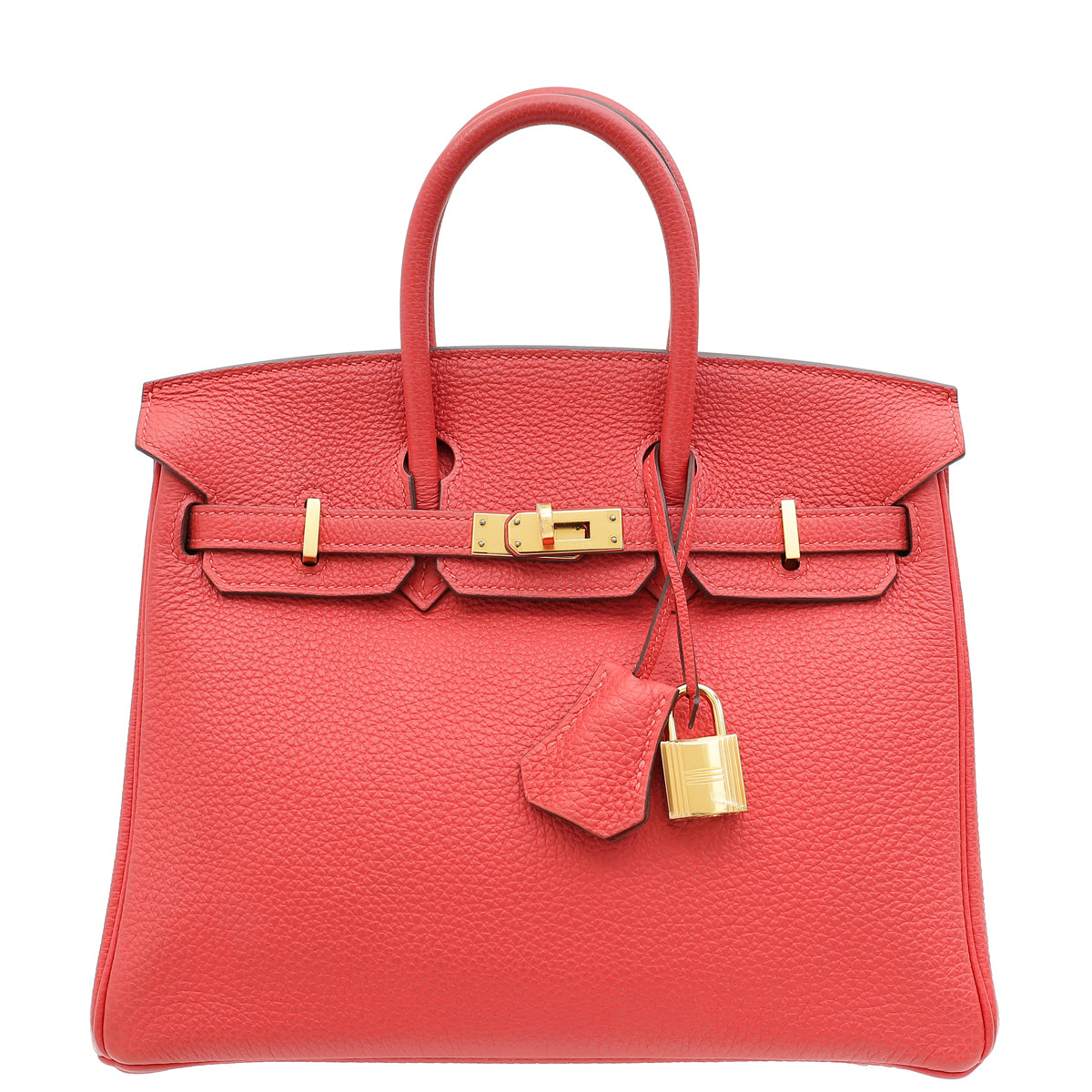 Hermes Rouge Pivoine Birkin 25 Bag
