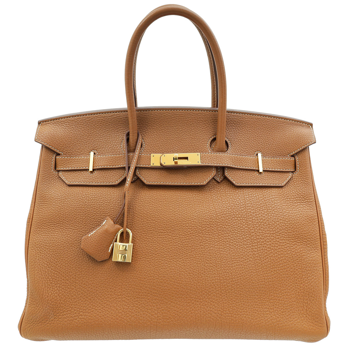 Hermes Gold Retourne Birkin 35 Bag-Hermes-THE CLOSET