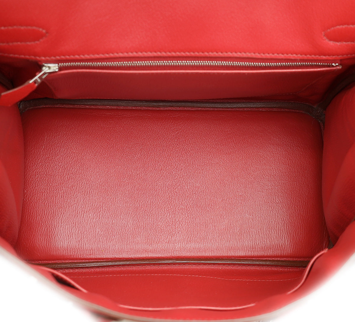 Hermes Rouge Casaque Retourne Birkin 30 Bag