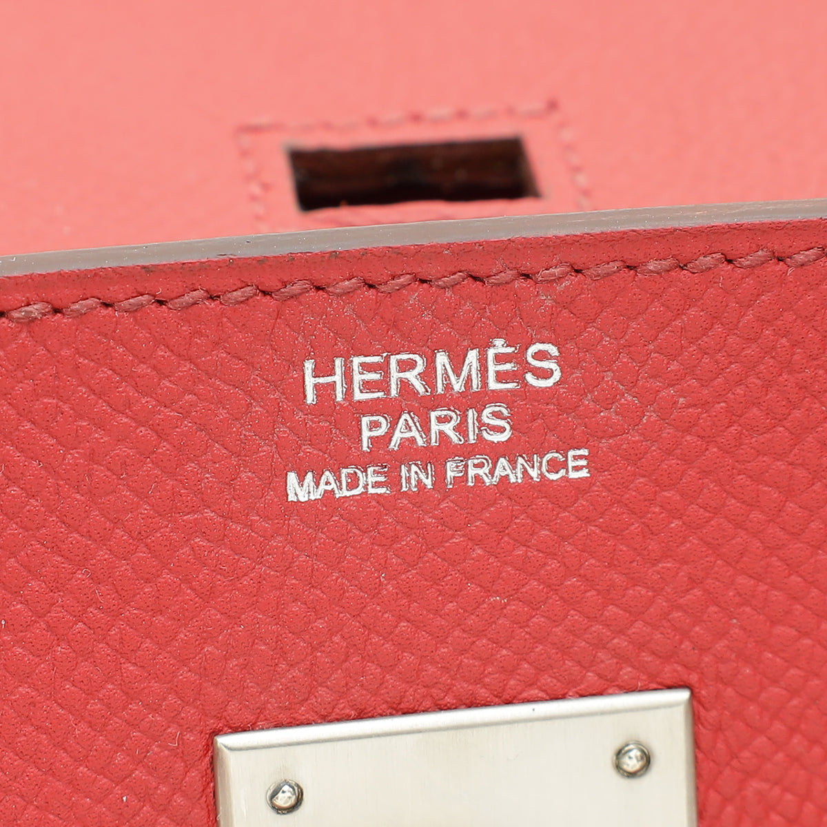 Hermes Rouge Casaque Retourne Birkin 30 Bag
