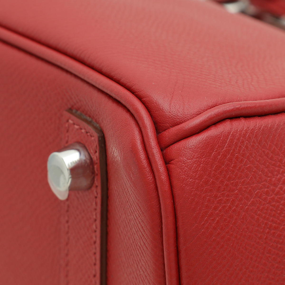 Hermes Rouge Casaque Retourne Birkin 30 Bag