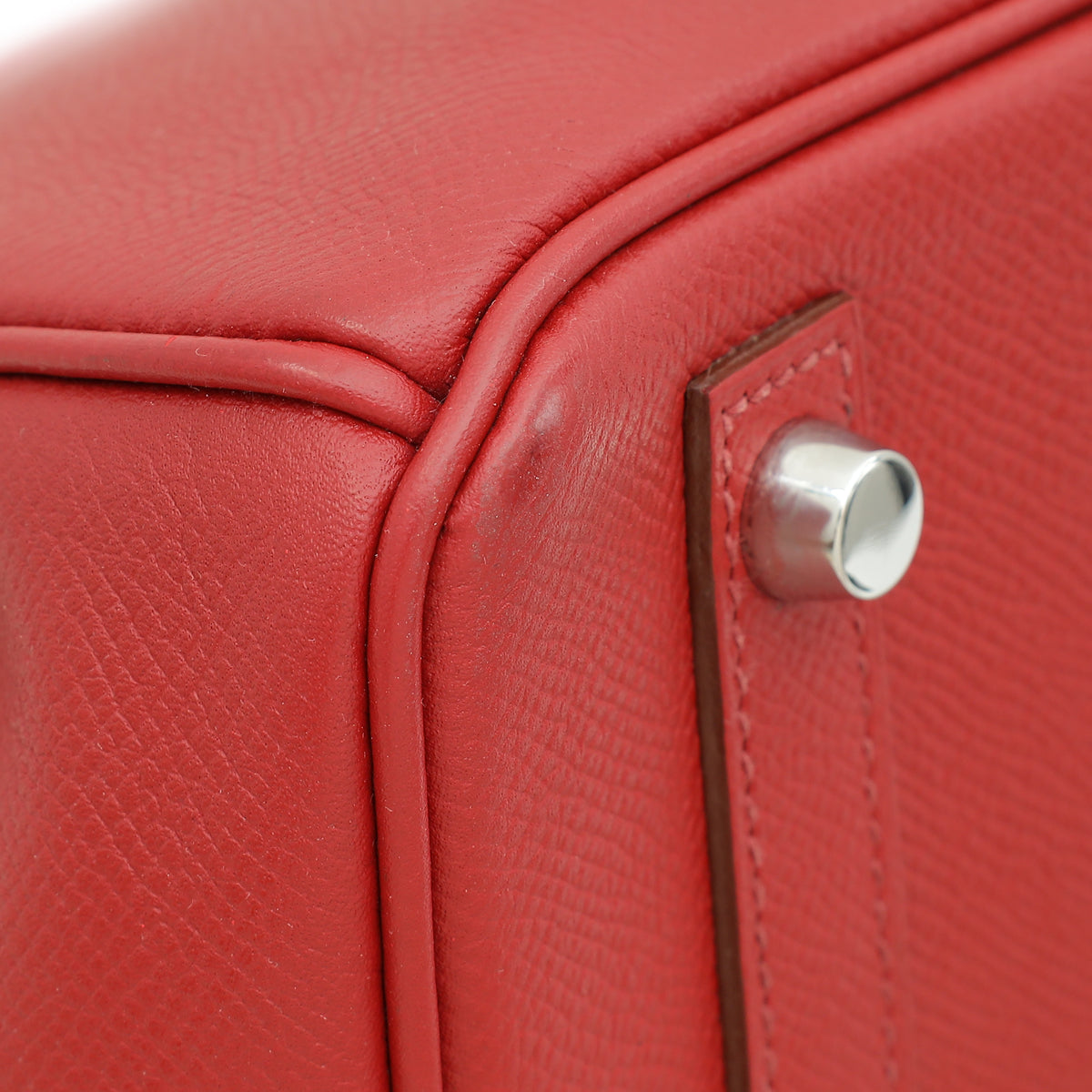 Hermes Rouge Casaque Retourne Birkin 30 Bag