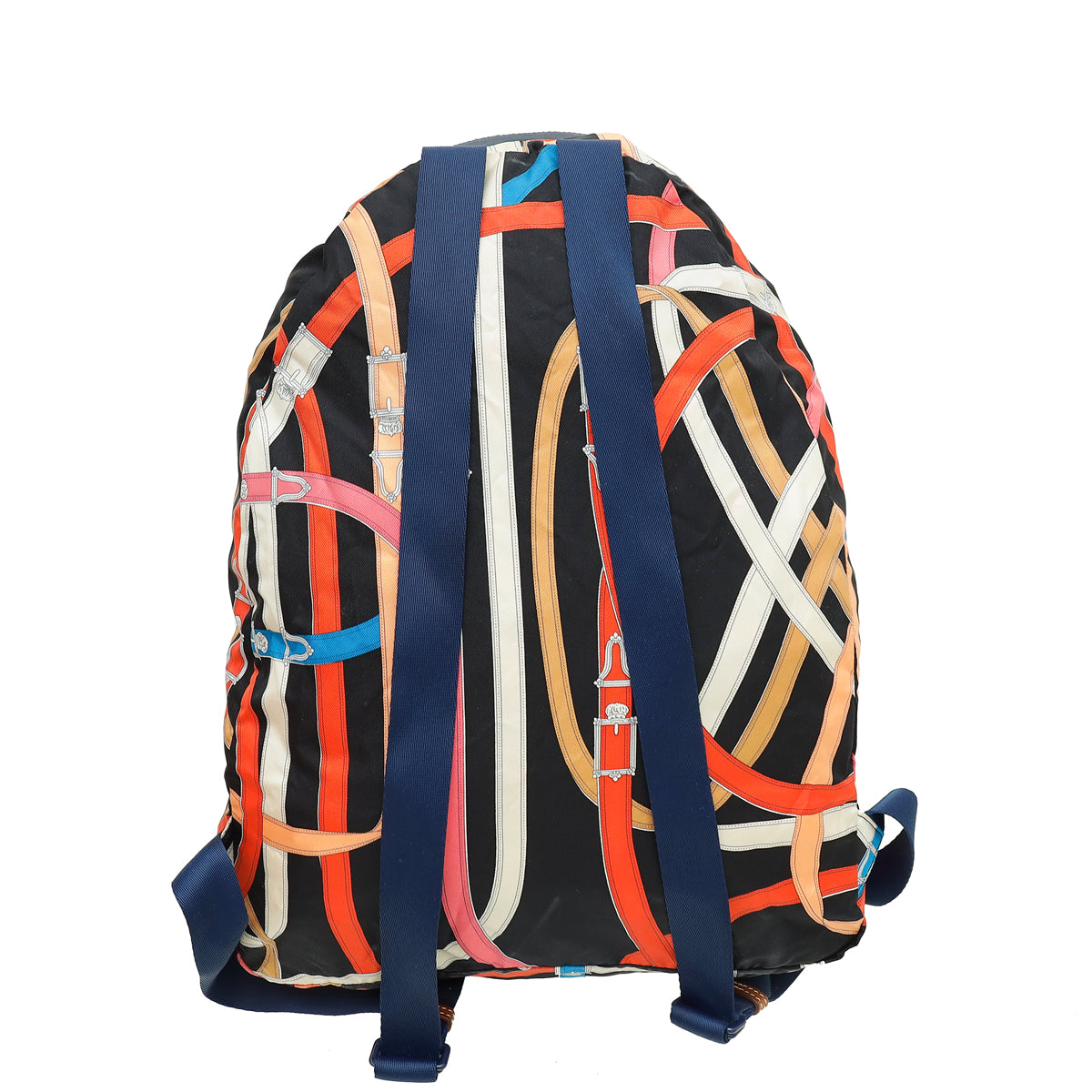 Hermes Multicolor Silk Barenia Cavalcadour Airsilk Backpack Bag-Hermes-THE CLOSET