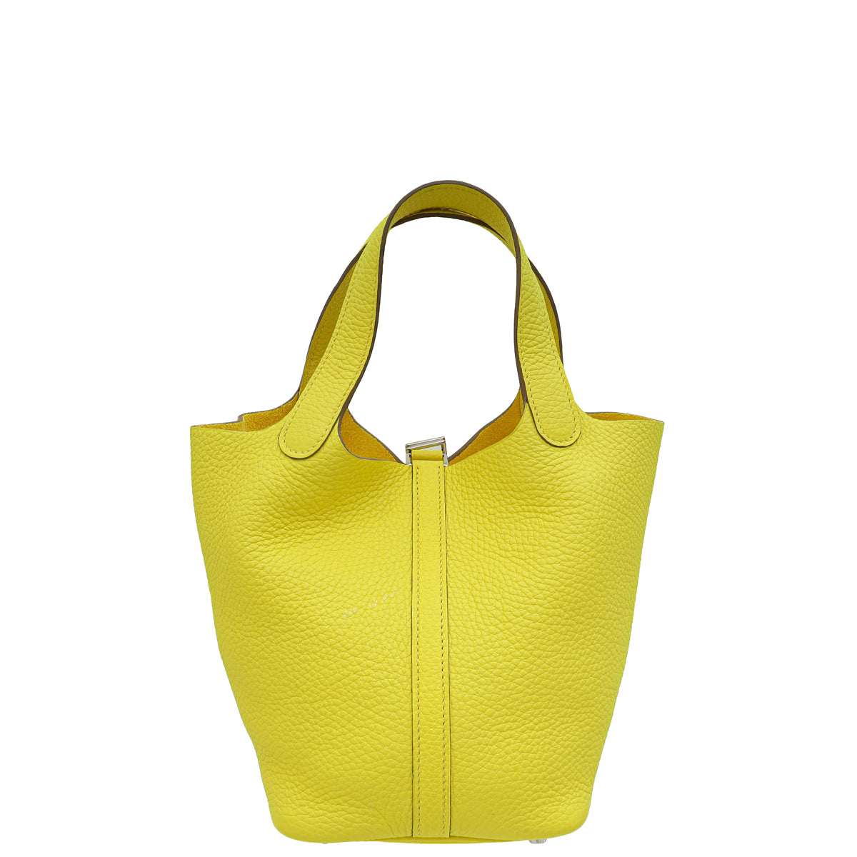 Hermes Lime Picotin Lock 18 Bag