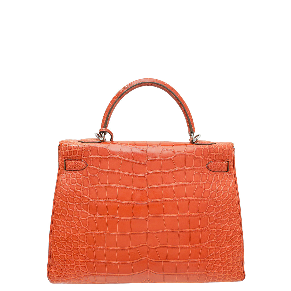 Hermes Sanguine Matte Alligator Kelly 35 Bag-Hermes-THE CLOSET