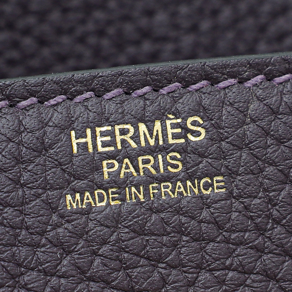 Hermes Raisin Retourne Birkin 30 Bag