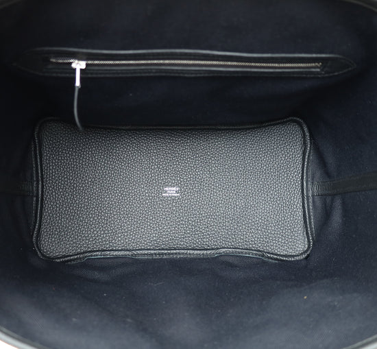 Hermes Noir Pursangle Tote Military Bag-Hermes-THE CLOSET