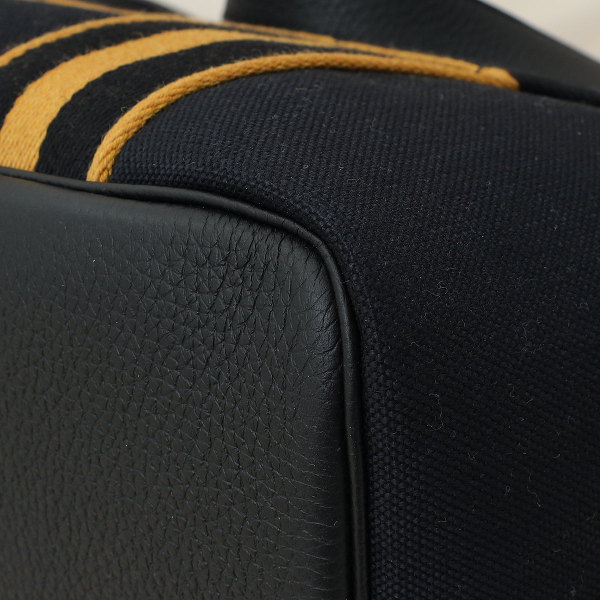 Hermes Noir Pursangle Tote Military Bag-Hermes-THE CLOSET