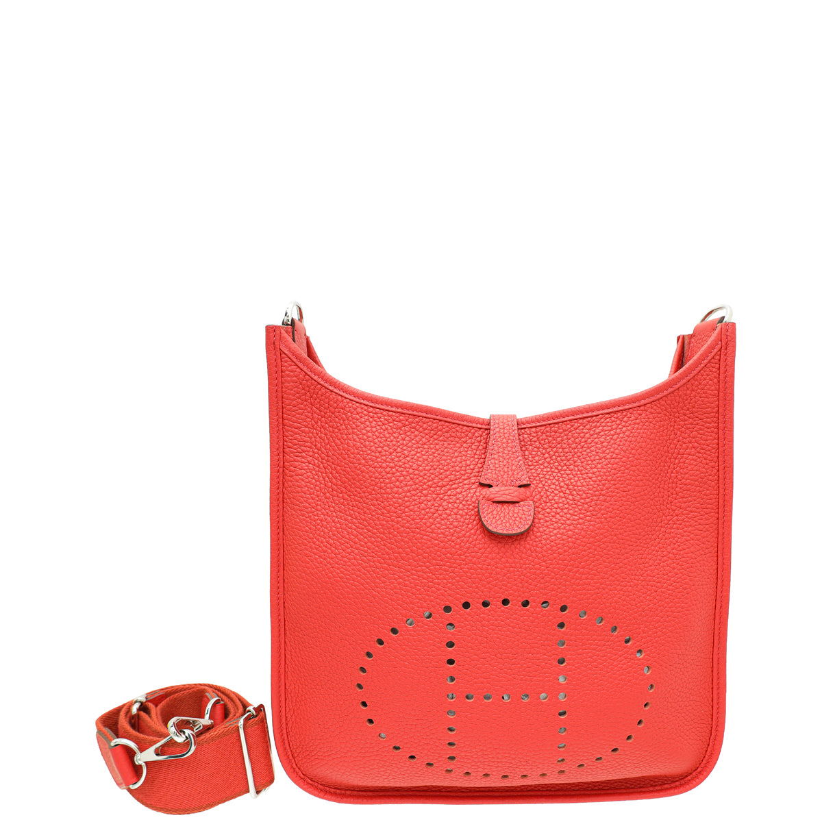 Hermes Rouge Pivoine Evelyne III PM Bag-Hermes-THE CLOSET