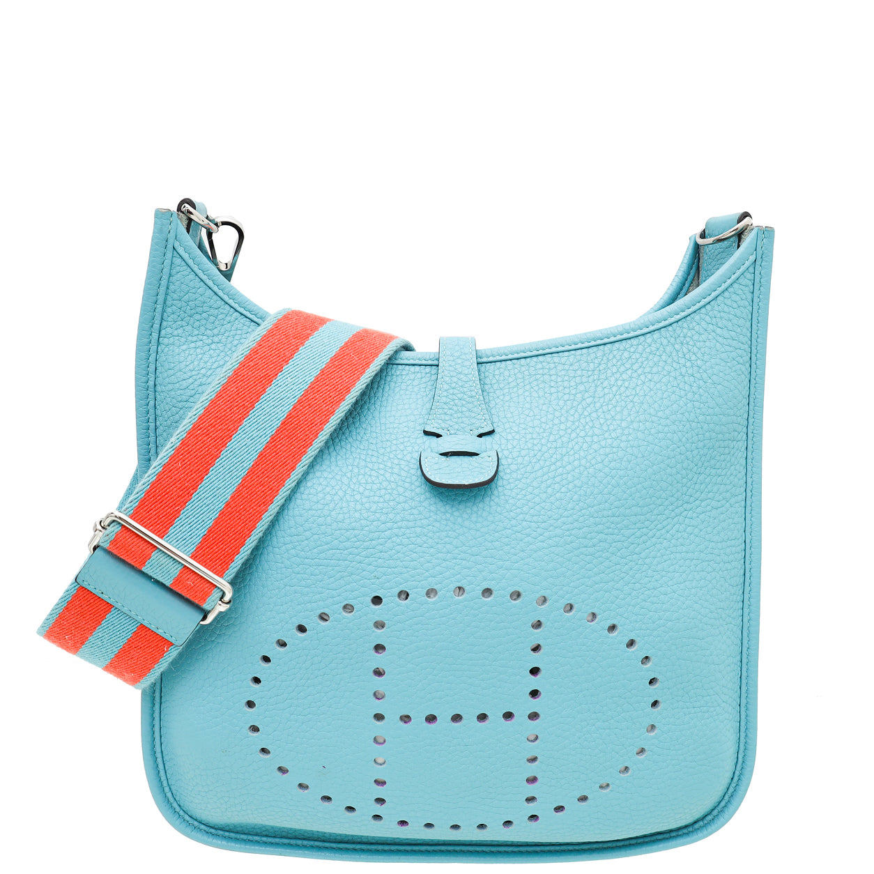 Hermes Bleu Saint Cyr Evelyne III PM Bag-Hermes-THE CLOSET